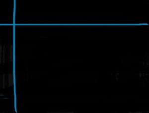 Blue Lines on Black